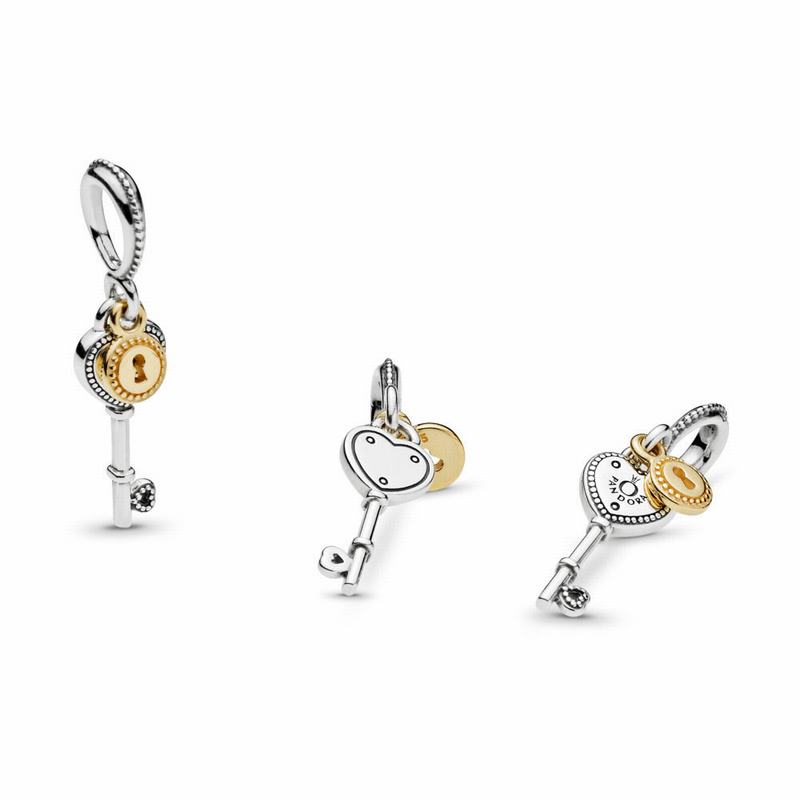 Pandora Australia Key to My Heart Dangle Charm - Two Tone | DOYREW751